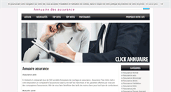 Desktop Screenshot of click-annuaire.net